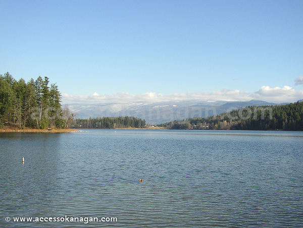 Gardom Lake in North Okanagan